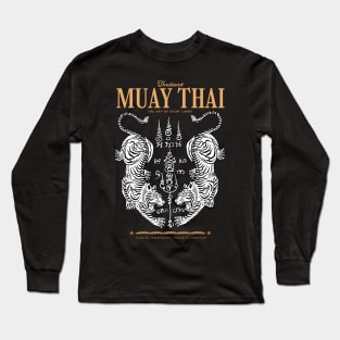 Classic Muay Thai Twin Tiger Long Sleeve T-Shirt